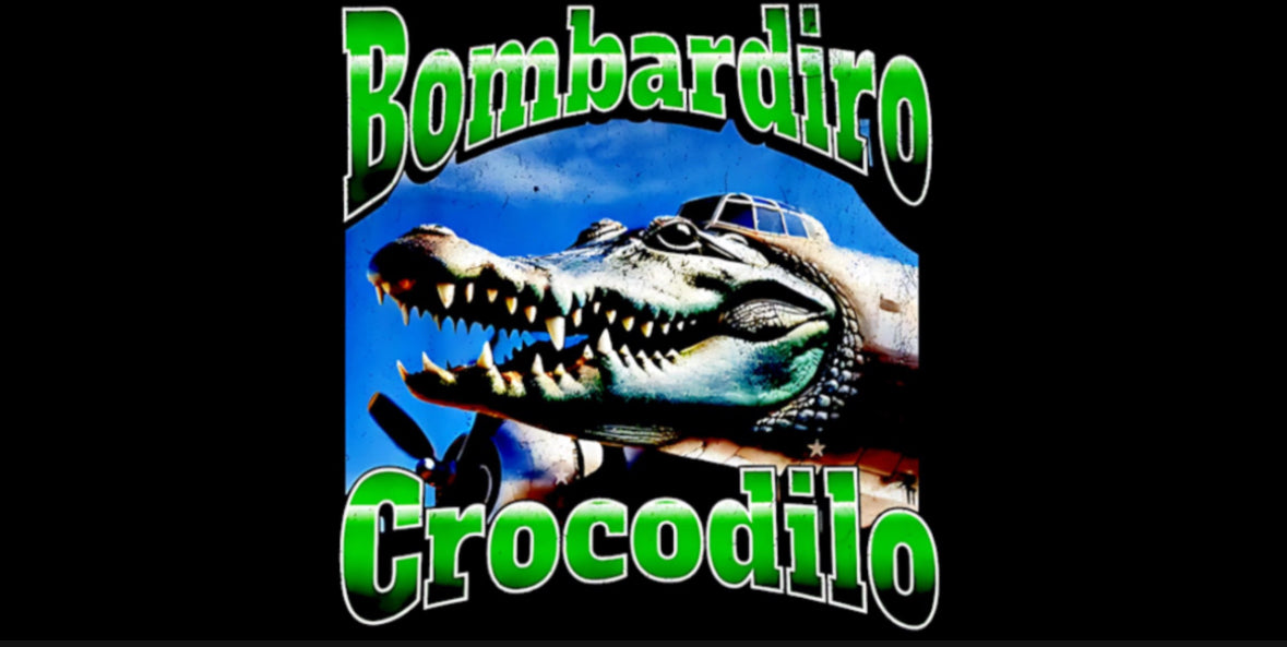 Bombardino Crocodilo Flag