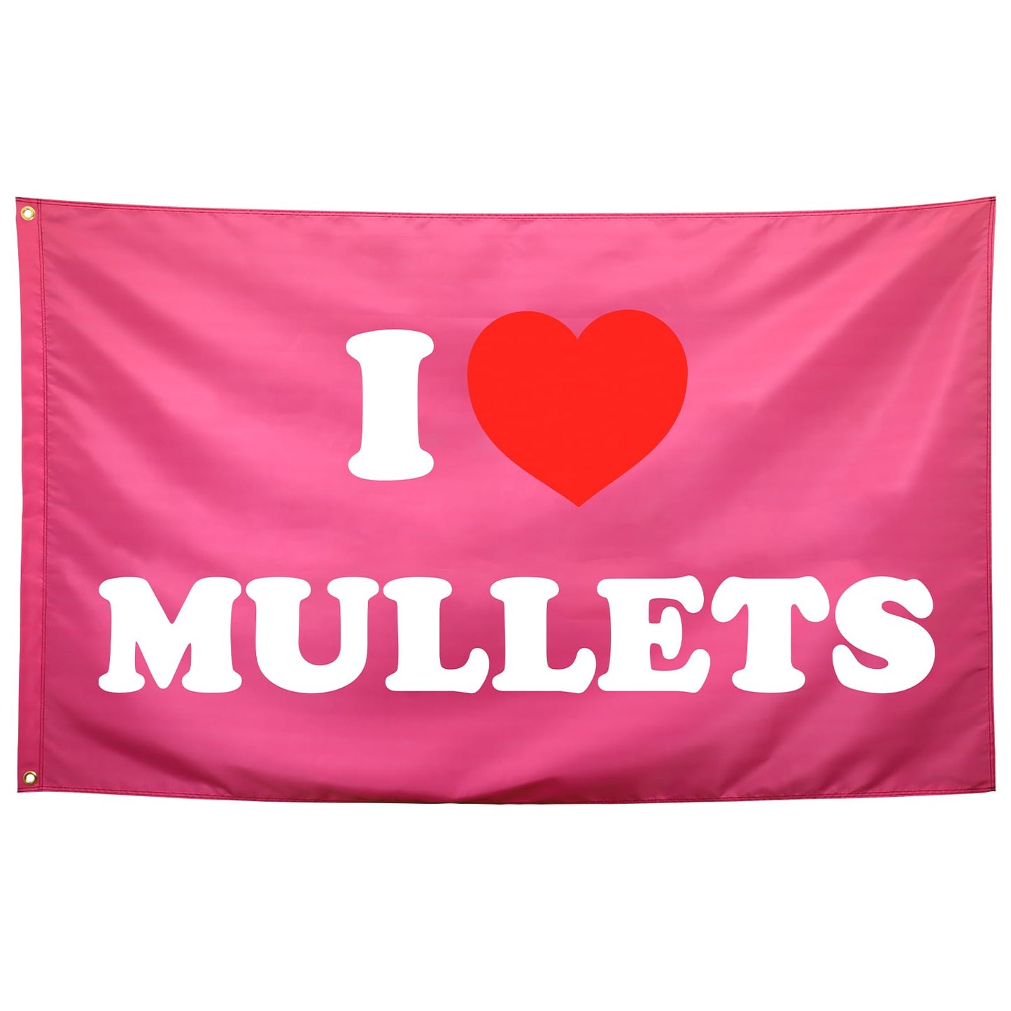 I ❤️ Mullets Flag