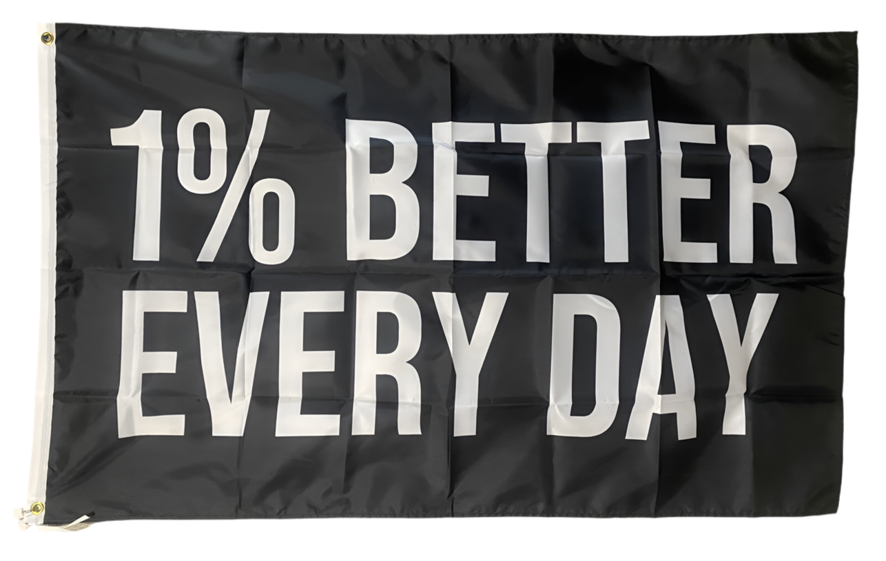 1% Better Every Day Flag
