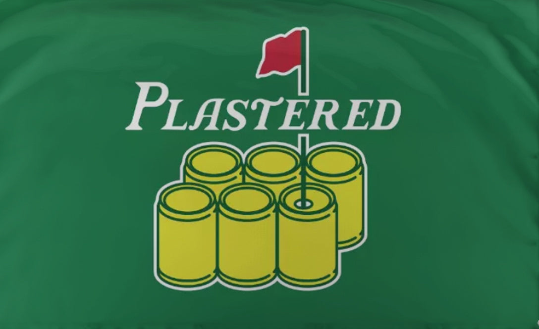 Plastered Beer Pong Flag