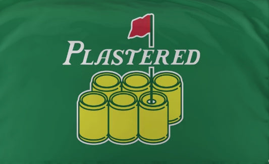 Plastered Beer Pong Flag